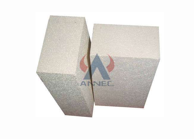 فرن الجير المضاد للتآكل 1260C 2 Fe2O3 لبنة النار العازلة / الطوب العازل عالي الألومينا