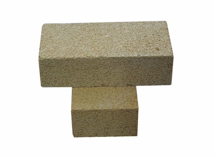 طوب حراري عالي 1580C 1770C طوب حراري أبيض خفيف الوزن عازل Mullite Firebrick